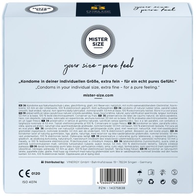 Mister Size 53mm Condoms 36 Pack - image 3