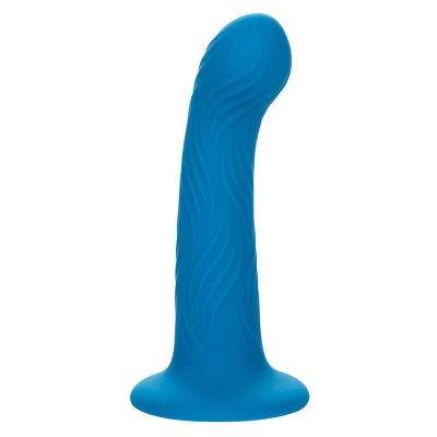 CalExotics Wave Rider Ripple Anal Plug Blue - image 3