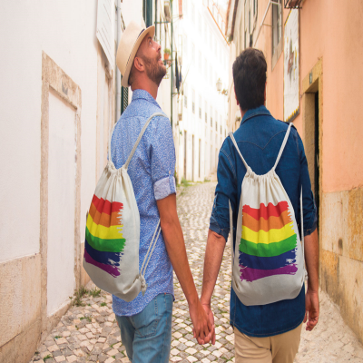 Pride Cotton LGBT Flag Backpack - image 2