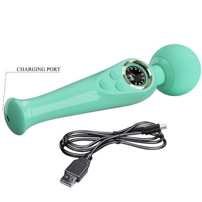 Pretty Love Skyler Wand Vibrator Green - image 6