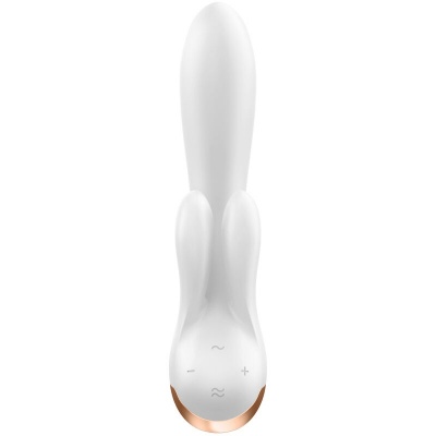 Satisfyer Double Flex Rabbit Vibrator App White - image 3