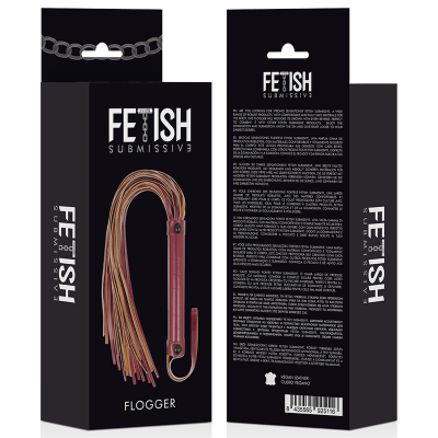 Fetish Submissive Dark Room Vegan Leather Flogger - image 5