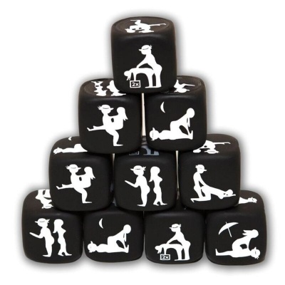Diablo Picante Black Position Dice (25mm) Diablo Picante Black Position Dice (25mm)