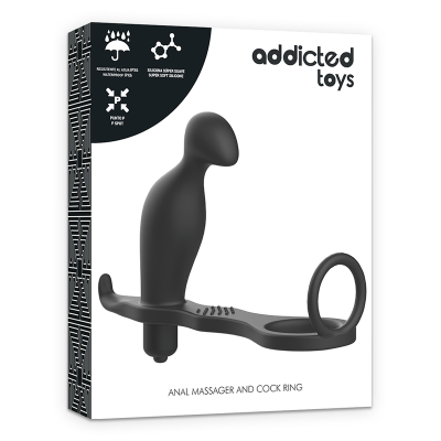 Addicted Toys Anal Plug with Silicone Ring 12CM - image 6