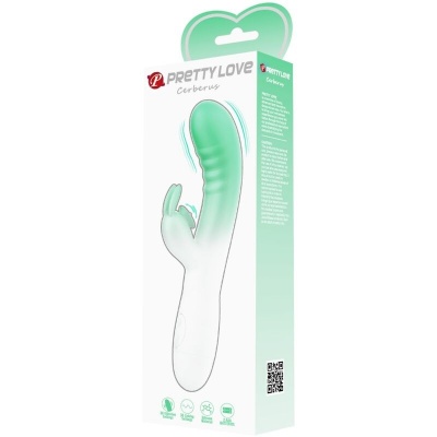 Pretty Love Cerberus Rabbit Vibrator 30 Functions Green - image 9