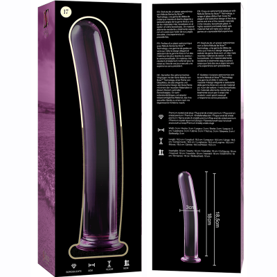 Nebula Series Model 17 Pink Glass Dildo 18.5cm - image 6
