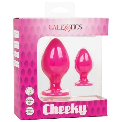 Calexotics Cheeky Butt Plug Pink Small - image 9