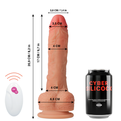 Cyber Silicock Master Huck Realistic Vibrator 20.9CM - image 2