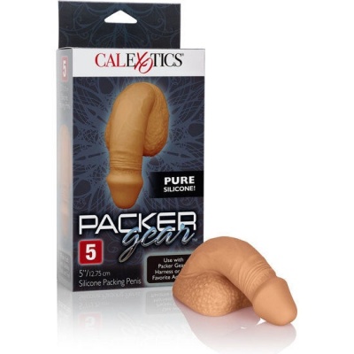 CalExotics Silicone Packing Penis 12.75 CM Caramel - image 5