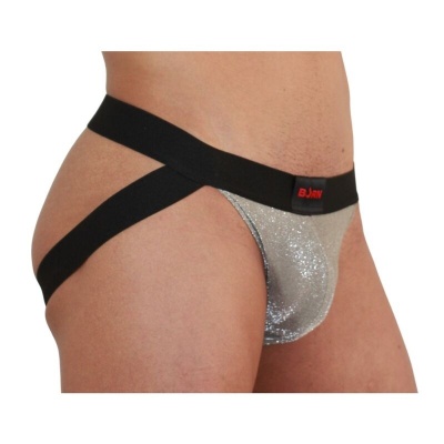 Burn 001 Jockstrap Shiny Beige/Black XL