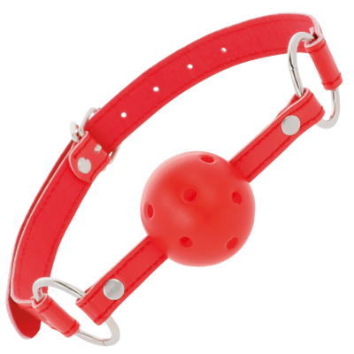 Darkness Red Breathable Ball Gag - image 2