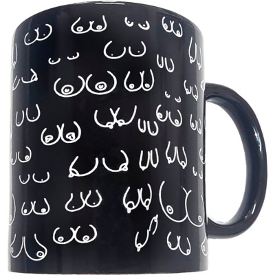Diverty Sex Boobs Mug Black 370ml Diverty Sex Boobs Mug Black 370ml