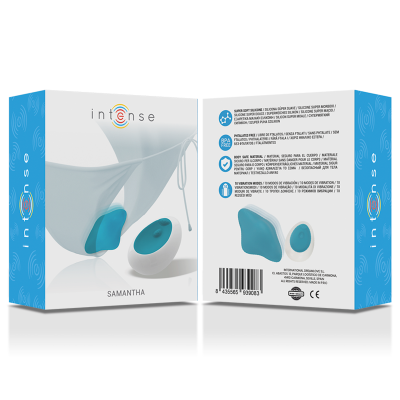 Intense Samantha Remote Control Panty Vibrator Blue - image 7