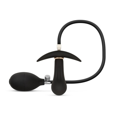 Anal Collection - Opblaasbare Buttplug met Pomp 8 cm - Zwart Foto van Anal Collection - Opblaasbare Buttplug met Pomp 8 cm - Zwart