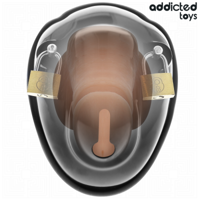 Addicted Toys Locked Keyless Restraint Penis Cage 11.5cm - image 3