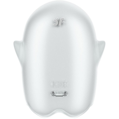 Satisfyer Glowing Ghost Air Pulse and Vibrator White - image 4