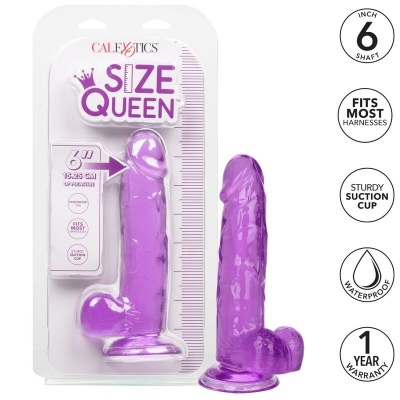 Calexotics Size Queen Dildo Purple 15.3cm - image 2