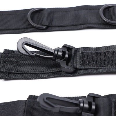 Ohmama Fetish Nylon Collar Handcuffs Set - image 4