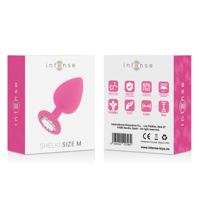 Intense Shelki M Anal Plug Fuchsia - image 6