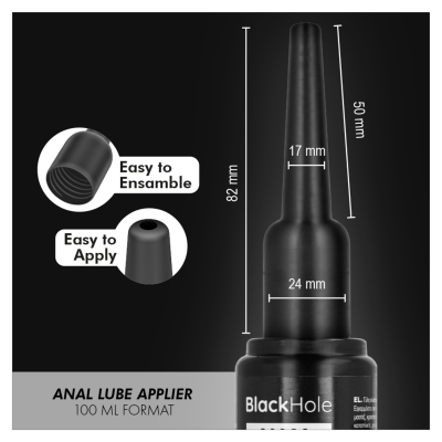 Black Hole Anal Lube Applier 100ml - image 4