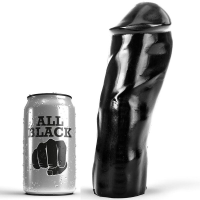 All Black Dildo Realistic 20 CM