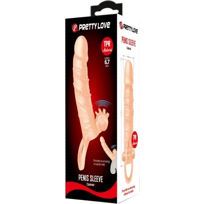 Pretty Love Connor Penis Sleeve w/ Clitoral Stimulator - image 7