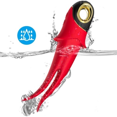 Armony Shadow Red Double-Head Teasing Vibrator - image 4