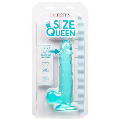 Calexotics Size Queen Dildo Blue 15.3cm - image 6