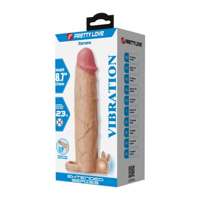 Xerxes Penis Sleeve With Clitoral Stimulator And Vibration - image 8
