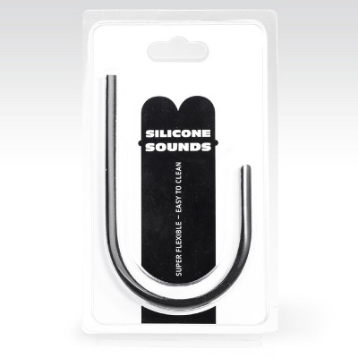 All Black 6mm Silicone Urethral Probe 24cm - image 2