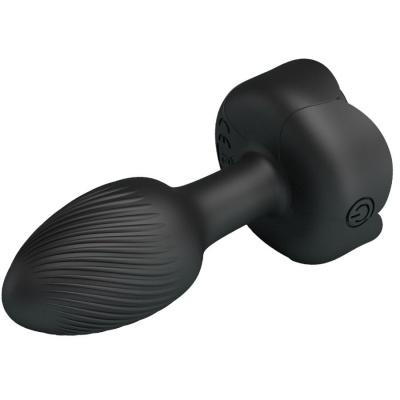 Pretty Love Olman LED Anal Plug Black 8.8CM - image 5
