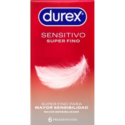 Durex Sensitive Total Contact Ultra-Thin, 6 Pack Durex Sensitive Total Contact Ultra-Thin, 6 Pack