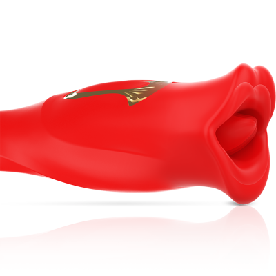 MIA Siena Red Stimulator Triple Pleasure Vibrating and Biting - image 3