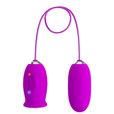 Pretty Love Daisy Purple Dual Egg Rechargeable Vibrator - image 2