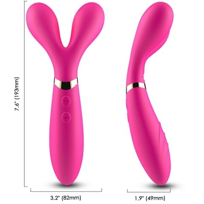 Armony Y-Wand Double Head Massager Fuchsia