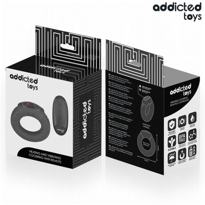 Addicted Toys Heating Effect Vibrating Cock Ring - image 3