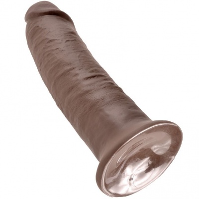 King Cock Realistic Dildo, 25.4 cm, Brown - image 5