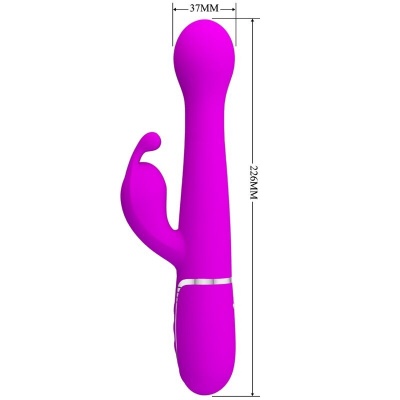 Pretty Love Dejon Rabbit Vibrator 3-in-1 Violet - image 7