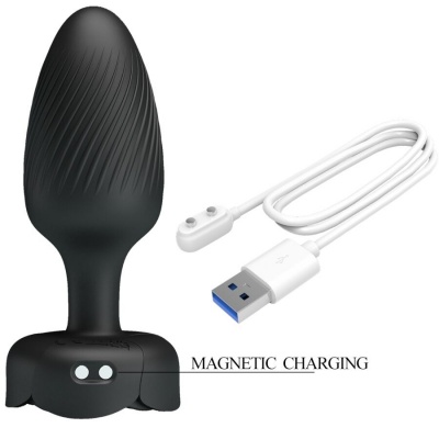 Pretty Love Osborn LED Anal Plug Black 9.8CM - image 7