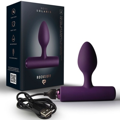 Rocks-Off Nova Solaris Anal Plug 16 Function Purple Rocks-Off Nova Solaris Anal Plug 16 Function Purple