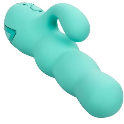 CalExotics Del Mar Diva Rabbit Vibrator Aqua Green - image 7