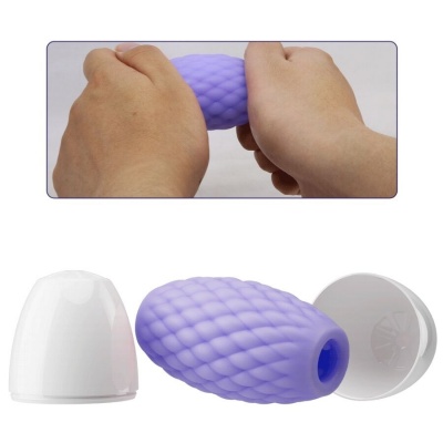 Pretty Love Athena Eros Silicone Masturbator Purple - image 5