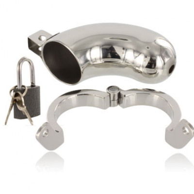 Metal Hard Brig Chastity Ring - image 2