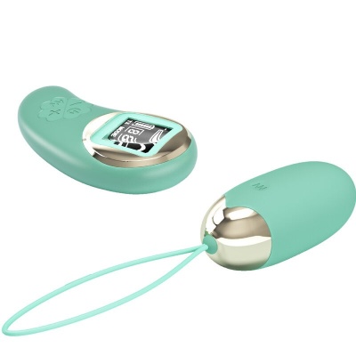 Pretty Love — Green Remote Control Vibrating Egg - image 2