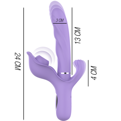 Intense Billie Multifunctional Vibrator Purple - image 3