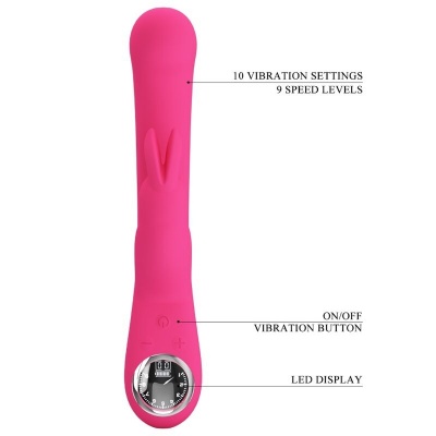 Pretty Love Lamar Pink Rabbit Vibrator G-Spot - image 8