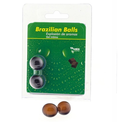 Taloka Brazilian Balls 2-Pack - Chocolate Gel