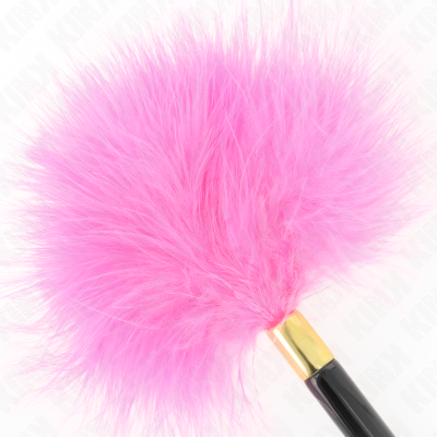 Kink Fuchsia Gold Metal Tickle Feathers 18 Cm - image 4
