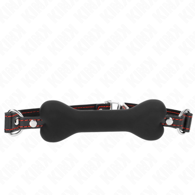 Kink Black Bone Gag 12cm - image 1