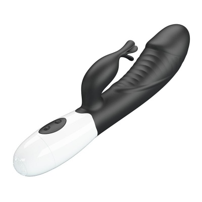 Pretty Love Rasmussen Rabbit Vibrator - Black - image 3
